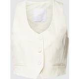 Mango Dame Toppe Mango Fitted vest with buttons white Women White