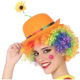 Orange Hovedbeklædninger BigBuy Carnival Clownsmütze orange