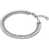 Platin Armbånd Michael Kors Bracelets Platinum-Plated Mixed Tennis Double Layer Bracelet silver Bracelets ladies