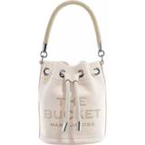 Bomuld Bucket Bags Marc Jacobs Off-White 'The Leather Mini Bucket' Bag 140 Cotton/Silver UNI