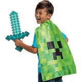 Multifarvet Dragter & Tøj Kostumer Disguise Kid's Minecraft Sword & Cape set