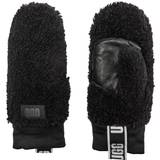 UGG Dame Handsker & Vanter UGG Logo Tape Sherpa Mittens - Black