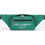 Dolce & Gabbana Bæltetasker Dolce & Gabbana Small nylon belt bag with rubberized logo