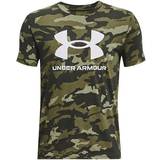 Camouflage T-shirts Under Armour Kids' Sportstyle Logo Printed Short Sleeve T-Shirt Camo