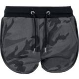 Urban Classics Camouflage Shorts Urban Classics Hotpants - Dark Camo/Black