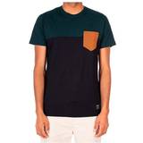 Iriedaily Bomuld Overdele Iriedaily Block Pocket T-Shirt green black