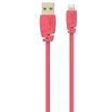 Kabeladaptere - Pink Kabler Sinox Pro USB-A lightning kabel pink