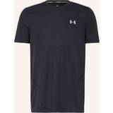 Nylon - Sort T-shirts & Toppe Under Armour Men's UA Seamless Grid SS, XXXL, Black