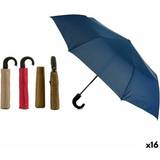 Brun Paraplyer BigBuy Home Paraply Polyester 100 x 100 x 62 cm 16 enheder