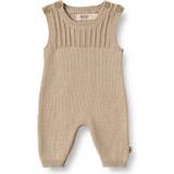 Wheat Babyer Playsuits Wheat Organic Vigge jumpsuit Beige mdr/80