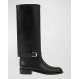 48 ½ - 6,5 Høje støvler Burberry Black Ankle Strap Boots BLACK IT