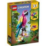 Fugle Lego Lego Creator 3 in 1 Exotic Pink Parrot 31144