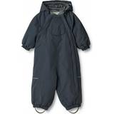 Velcro Flyverdragter Børnetøj Wheat Adi Tech Snowsuit - Dark Blue (8001i-996R-1108)