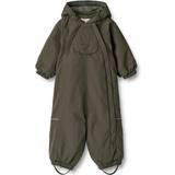 Grå Flyverdragter Børnetøj Wheat Adi Tech Snowsuit - Dry Black (8001i-996R-0024)