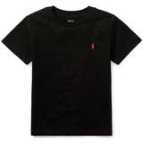 Ralph Lauren Aftagelig hætte Børnetøj Ralph Lauren Kid's Short Sleeve T-shirt - Black