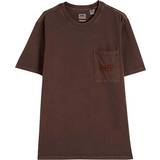 Levi's Brun Overdele Levi's Easy Pocket T-Shirt Mens Brown