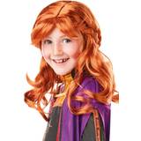 Orange Parykker Rubies Girls Frozen 2 Anna Wig