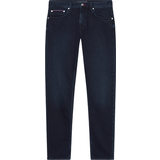 Tommy Hilfiger Herre - L30 - W36 Jeans Tommy Hilfiger Denton Fitted Straight Jeans - Meek Blue Black