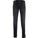 30 - Polyester Jeans Jack & Jones Jijlenn Jjfox Jos Med Slim Fit 147 Noos Jeans - Black Denim