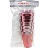Plast Drukspil OOTB Drinking Game Beer Pong Red/White