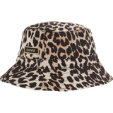 Brun - Polyester Hatte Ganni Bucket Hat - Leopard