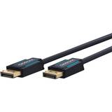 Blå - DisplayPort-kabler - Rund ClickTronic DisplayPort - DisplayPort M-M 3m