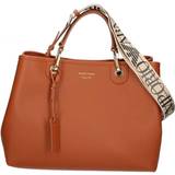 Brun - Trykknap Tote Bag & Shopper tasker Emporio Armani MyEA Leather Shopping Bag - Brown