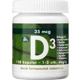D-vitaminer Vitaminer & Mineraler DFI D3 Vitamin 35mcg 120 stk