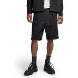 G-Star Herre Shorts G-Star Men's Pleated Chino Shorts - Black