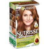 Grå Permanente hårfarver Garnier Nutrisse Ultra Créme 6.41 Dark Copper Blonde