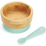 Naturfarvet Tallerkener & Skåle Munchkin Bamboo Bowl And Spoon