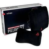 Polyester Stolehynder Nitro Concepts Ergonomic Memory Pillow Chair Cushions Black