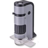 Hår Mikroskop & Teleskop Carson Micro Flip 100x-250x LED UV Pocket Microscope with Smartphone Clip