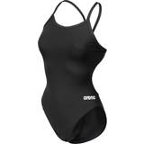 34 - Dame Badedragter Arena Women's Team Swimsuit Challenge Solid - Black/White