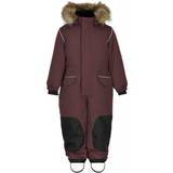 Mikk-Line Forstærkning på knæ Flyverdragter Mikk-Line Snowsuit with Hood - Decadent Chocolate (ML19129)