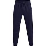 Under Armour Bomuld Bukser & Shorts Under Armour Men's Rival Fleece Joggers - Midnight Navy/White