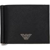 Polyamid Tegnebøger Emporio Armani Black Faux-Leather Wallet - BLACK UNI