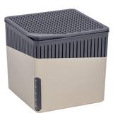 Affugtere Wenko Portable Dehumidifier Cube Design, Compact and Rechargeable Dehumidifier for Bathroom, Closet, Bedroom, Garage, Covers up to 2800 Cubic Feet, 2.2lbs, Beige, 6.18 x 6.5 x 6.5
