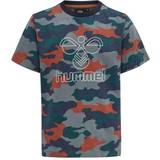 Camouflage - Drenge Overdele Hummel Jackson T-shirt S/S - Stormy Weather (215259-7007)