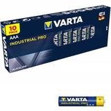 AAA (LR03) - Alkalisk Batterier & Opladere Varta Industrial Pro AAA Batteries 10 pack