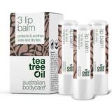 Fri for mineralsk olie Læbepleje Australian Bodycare Lip balm for Care of Dry & Chapped Lips 3-pack