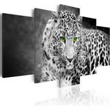 Artgeist Leopard - black&white Billede