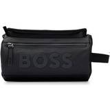 Hugo Boss Sort Toilettasker & Kosmetiktasker HUGO BOSS Logo-trimmed washbag with front zipped pocket