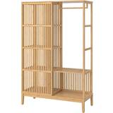 Bambus Garderobeskabe Ikea Nordkisa Garderobeskab 120x186cm
