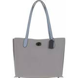 Coach Tote Bag & Shopper tasker Coach Shopping Bags Colorblock Leather With Canvas Signature In grey Shopping Bags for ladies