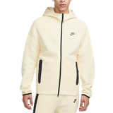 Nike Men's Sportswear Tech Fleece Windrunner Hooded Jacket - Coconut Milk/Black