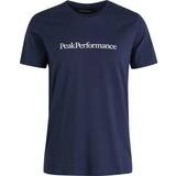 Peak Performance T-shirts & Toppe Peak Performance Ground Teeblue Shadow Mand Kortærmede T-shirts hos Magasin Blue Shadow