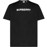 Burberry Sort Overdele Burberry Harriston Logo T-shirt - Black
