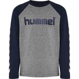 Hummel Blå Overdele Hummel Boy's T-shirt L/S - Black Iris (213853-1009)
