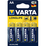 Alkalisk - Guld Batterier & Opladere Varta Longlife AA 4-pack